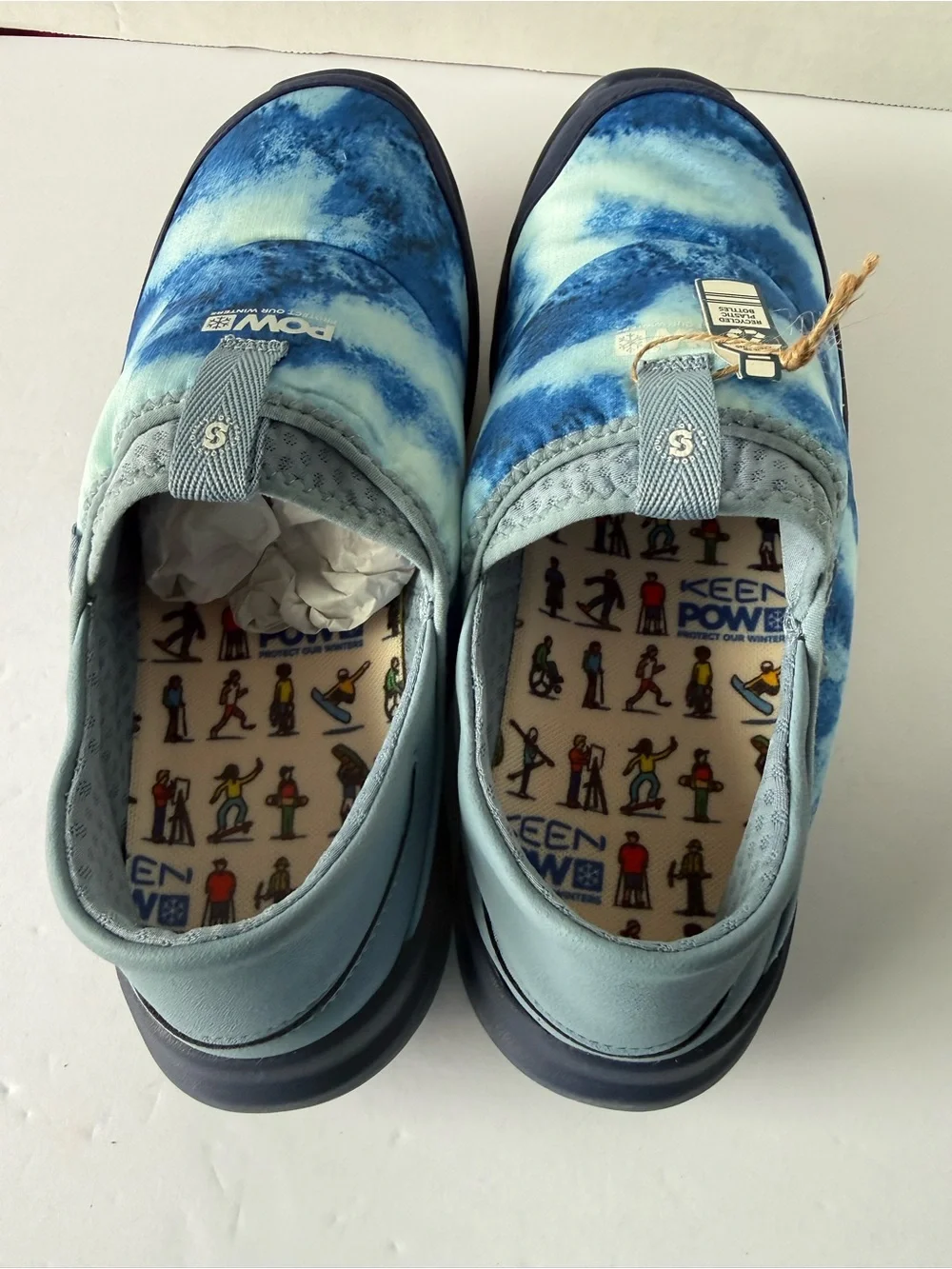 Keen Kids Blue Tie-Dye Slip-On Sneakers